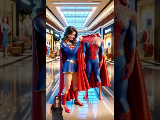 Supergirl quiere el cuerpo real de Spider-Man! - WW y Harley Quinn la ayudan! ⛔