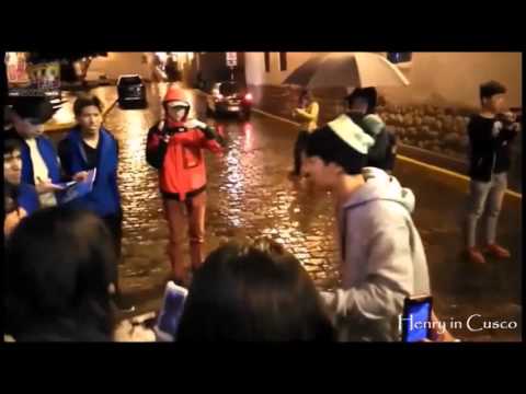 【FAN CAM】160225 Dancing for Henry in Cusco~