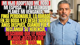 Mi hijo adoptado me robó mi esposa… y en silencio lo dejé heredar justo lo que merecía: nada