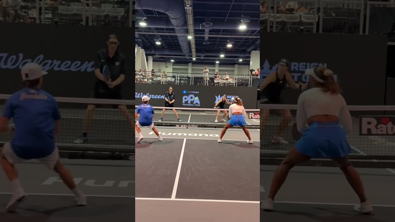 What a SHOT from Hayden Patriquin 👏 A perfect pickleball flick 🔥
