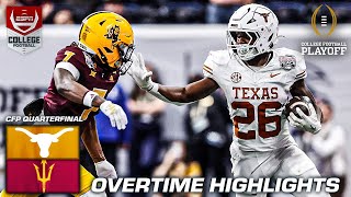 CFP Quarterfinal OT HIGHLIGHTS: Texas Longhorns vs. Arizona State Sun Devils | ESPN CFB