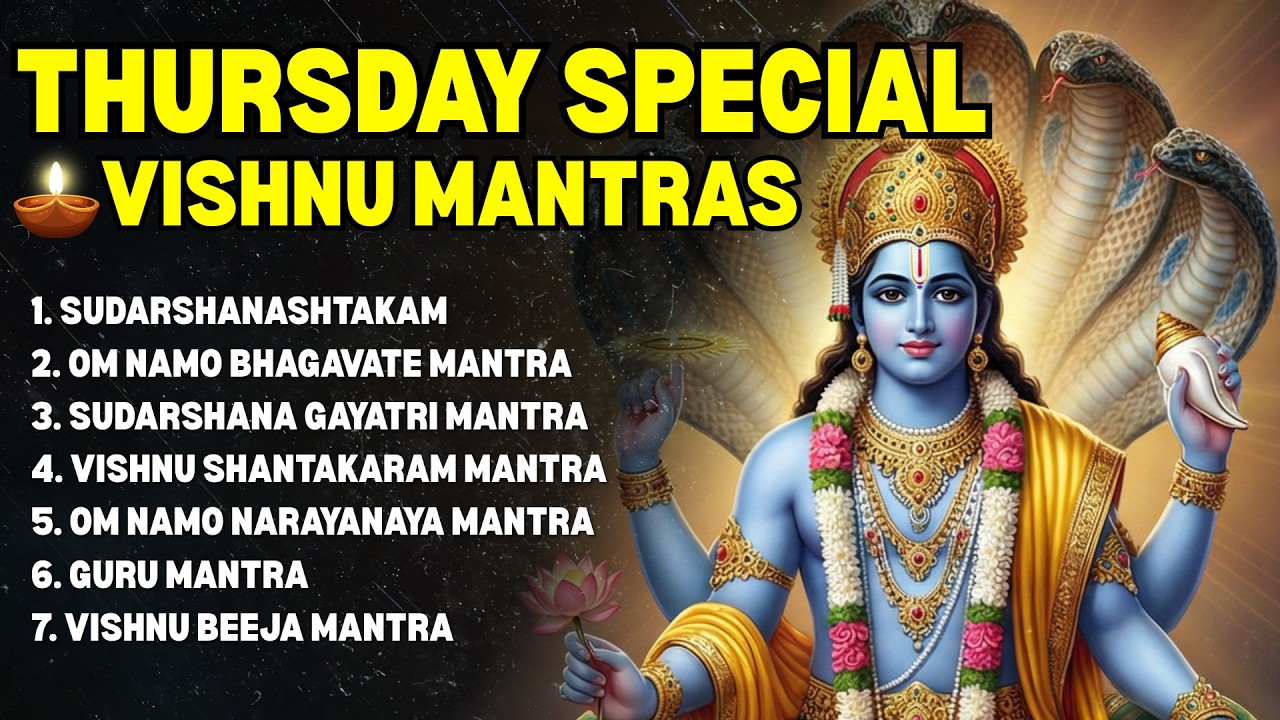 THURSDAY VISHNU SPECIAL - WARNING | 7 Most Powerful Mantras for Instant Success & Prosperity
