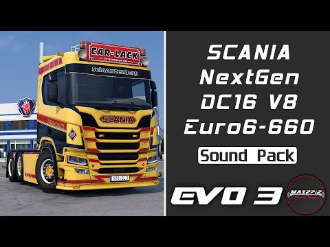 2022 Scania NextGen 660 DC16 V8 Sound Pack v1.1 1.56