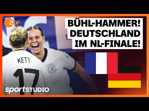 Frankreich β Deutschland | UEFA Womenβs Nations League, Halbfinale 2025 | sportstudio
