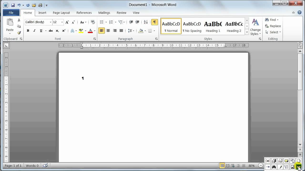 Microsoft Word 2010 Interface - environment - Tutorial 1 ...
