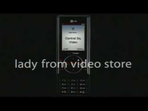 LG Chocolate phone commercial ad 4 (verizon)