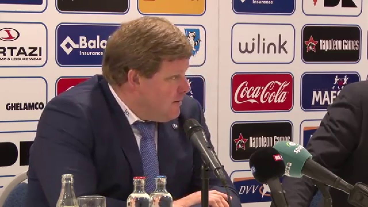 Persconferentie na KAA Gent - SV Zulte-Waregem