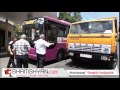 Passenger bus collided with a truck in Yerevan thumbnail