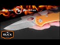 Нож складной «Spitfire», длина клинка: 8,3 см, материал клинка: сталь 420HC, материал рукояти: сплав (6061 T- 6 Aluminium), BUCK, США видео продукта