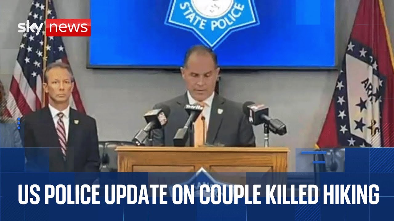 Teacher arrested following deaths of couple who were hiking with their children in Arkansas