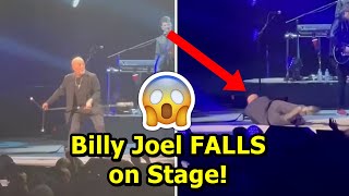 Billy Joel falls over on Stage during concert as fans left 'very concerned