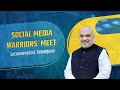 HM Shri Amit Shah at the Social Media Warriors Meet in Secunderabad | News9