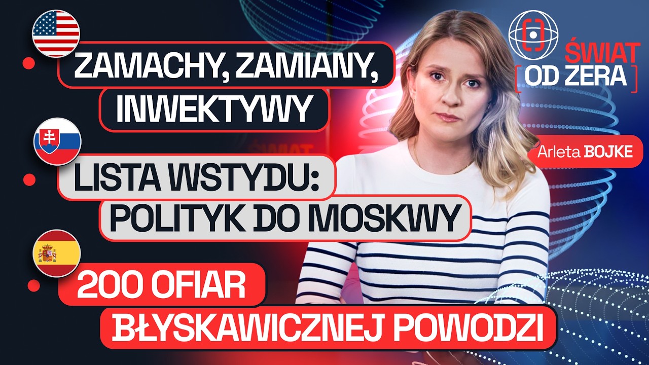 USA TRUMPA CZY HARRIS? CO Z GRUZJĄ? SKĄD PONAD 200 OFIAR POWODZI W HISZPANII? | ŚWIAT OD ZERA #30