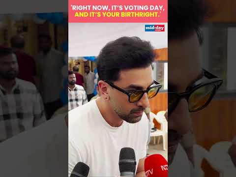 Ranbir Kapoor arrives to cast his vote in the Maharashtra Elections 2024  898 views  play Short