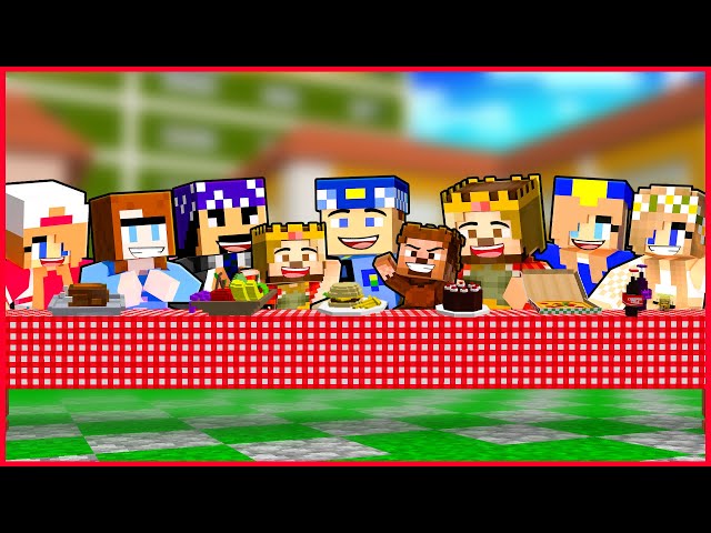 FAKİR ŞEHİRDEKİ HERKESİ YEMEĞE DAVET ETTİ! 😂 - Minecraft