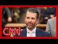 Trump Jr. pivots blame on his experts in testimony