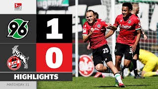 Thrilling Promotion Race Stays Open! | HANNOVER 96 — 1. FC KÖLN | Highlights | MD 31 — Bundesliga 2