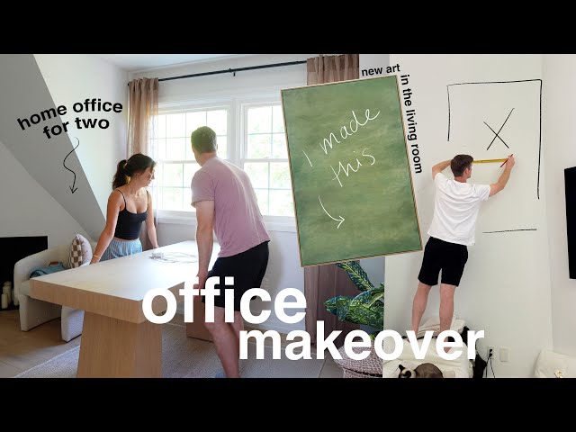 home office makeover (again lol) for 2! new home decor & making fun recipes