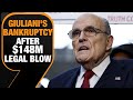 Former NY Mayor Rudy Giuliani Files For Bankruptcy after $148 Million defamation verdict |News9