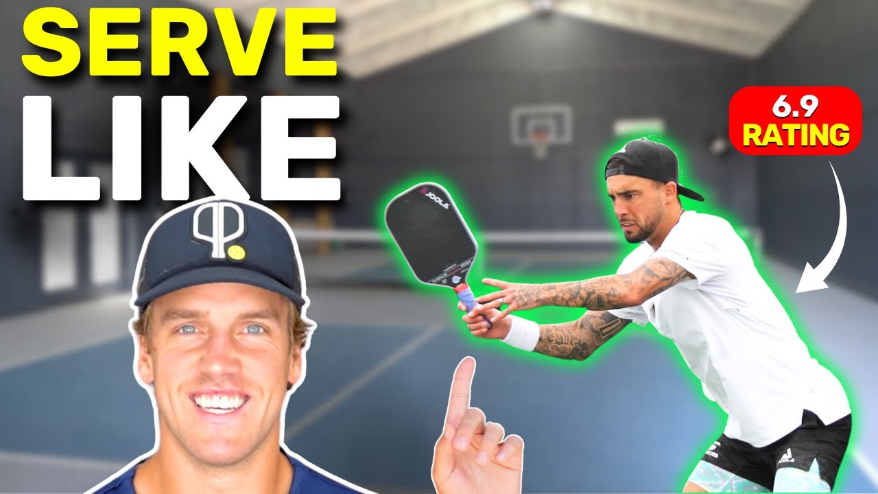 Pickleballs Most Electrifying Serve | How to Serve Like Tyson Mcguffin