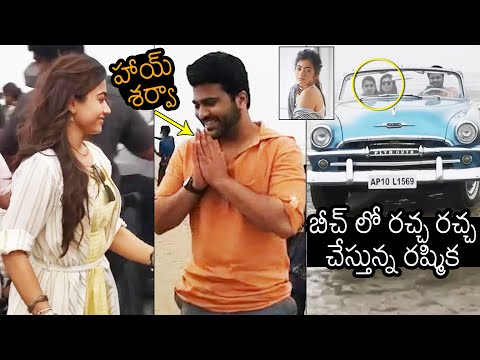 EG dist: Rashmika, Sharwanand shoot for Aadavallu Meeku Joharlu in Antarvedi EG dist: Rashmika, Sharwanand shoot for Aadavallu Meeku Joharlu in Antarvedi