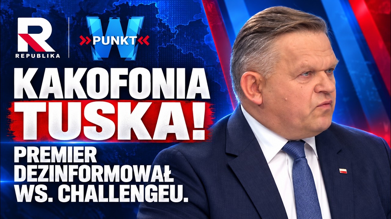 KAKOFONIA TUSKA! Wojciech Skurkiewicz: premier dezinformował ws. challenge'u! | W Punkt
