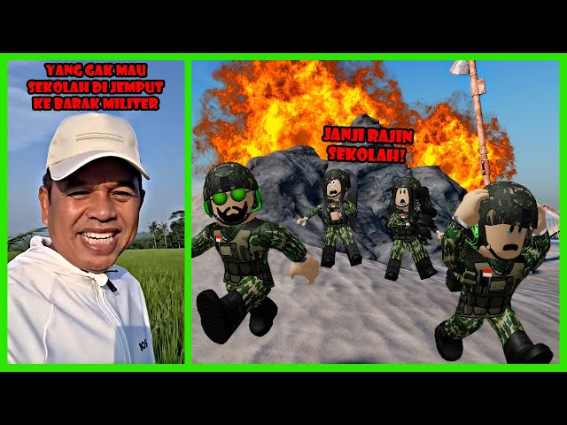 Akibat Bolos Sekolah Langsung Di Jemput Pak Dedi Mulyadi Masuk Barak Militer Di Roblox