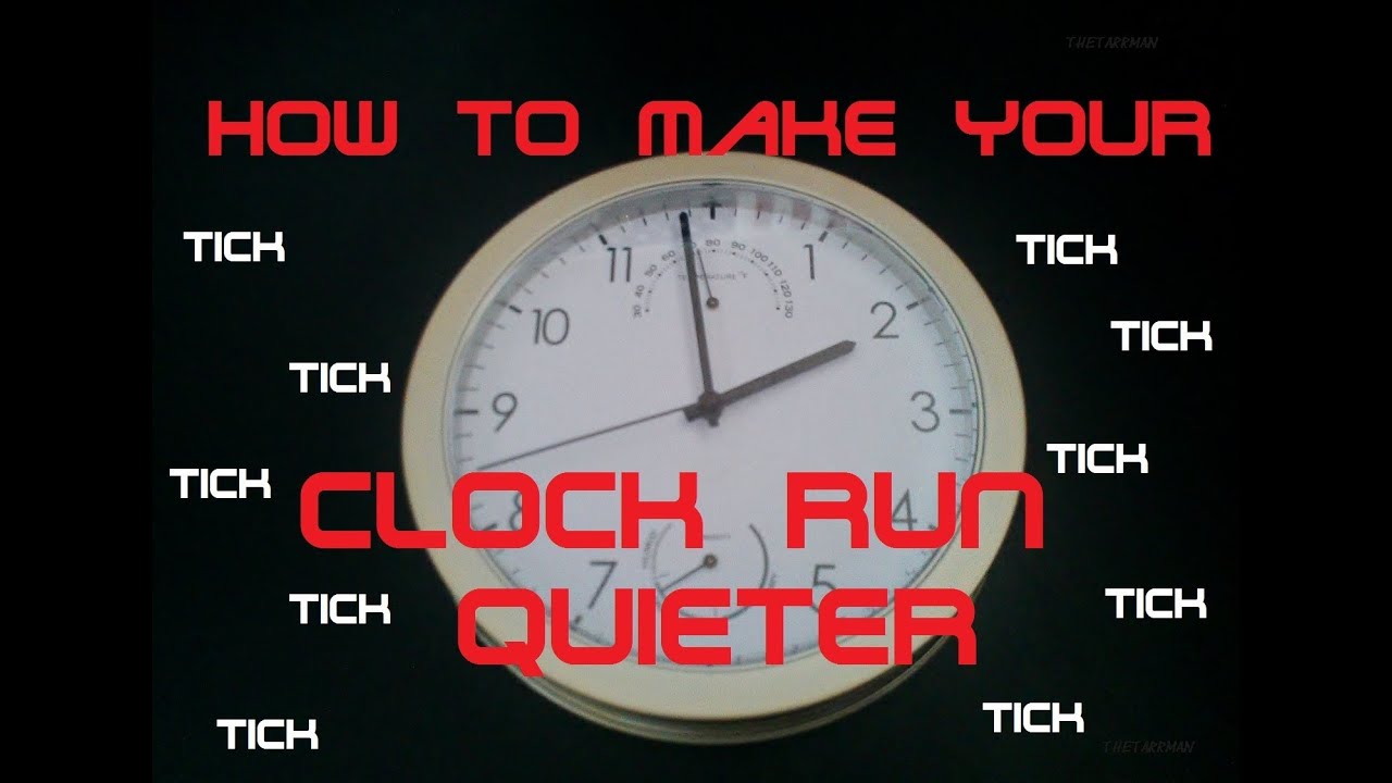 How To Make Your Clock Run Quieter YouTube how-to-make-your-clock-run-quieter-youtube