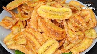 Siêu phẩm CHUỐI XANH NGÀO ĐƯỜNG cực nhanh cực giòn!