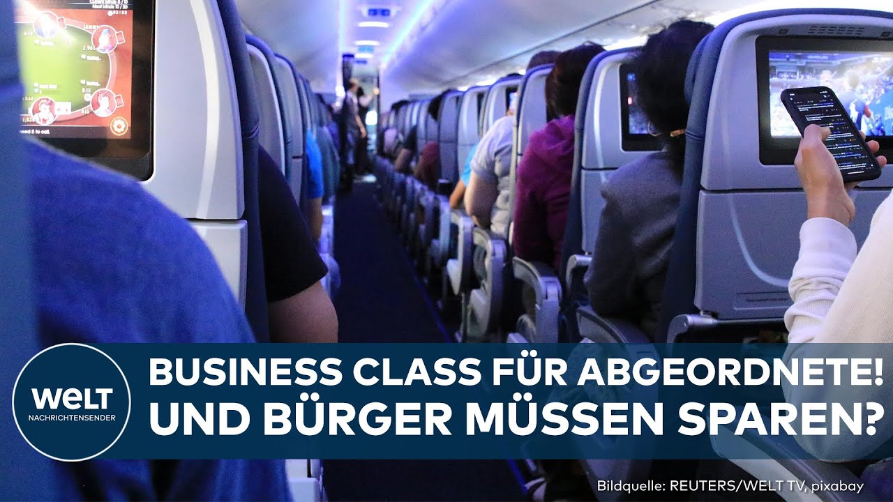 DEUTSCHLAND: Bundestag erlaubt Business Class ab Zwei-Stunden-Flüge für Abgeordnete!
