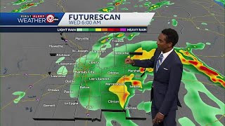 Kansas City weather: Rain and storms possible, strongest storms south of metro