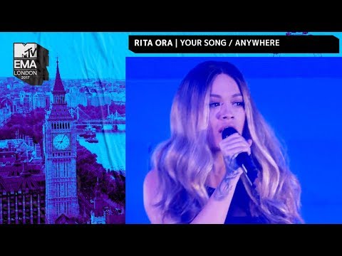 Rita Ora Performs 'Your Song' & 'Anywhere' Medley | MTV EMAs 2017 | Live Performance