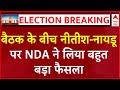 BJP ON Nitish kumar And Naidu LIVE: NDA का बहुत बड़ा फैसला!  | Lok Sabha Elections Results Live