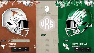 Texas Longhorns Vrs North Texas Mean Green | Rivalry Game