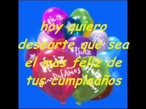 PARA TI MI BEBE HERMOSO FELIZ CUMPLEAÑOS - YouTube