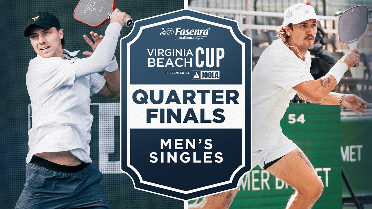 Christian Alshon v Michael Loyd at the Fasenra Virginia Beach Cup presented by Joola