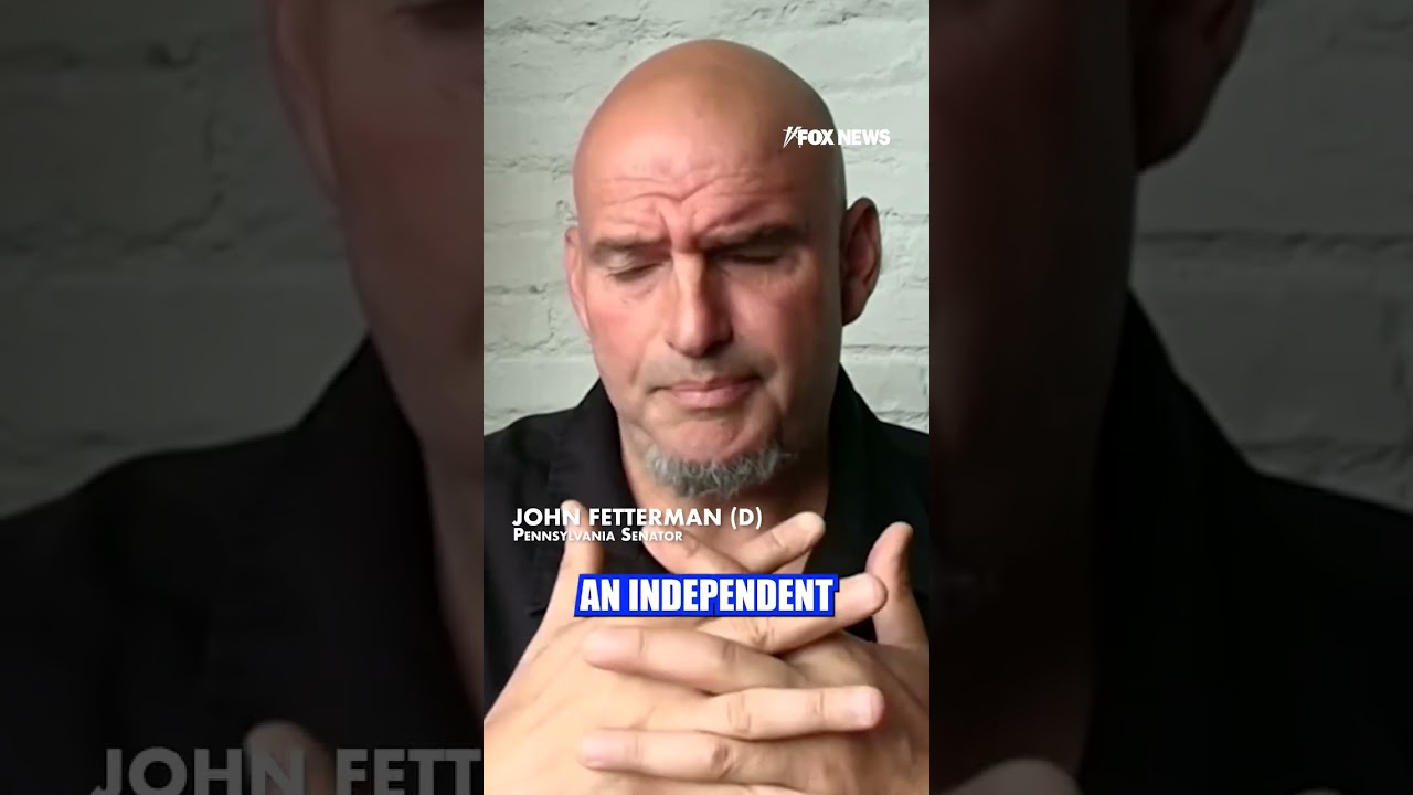 WATCH: Fetterman on switching parties #shorts #usa #us #politics #new #news #media #democracy
