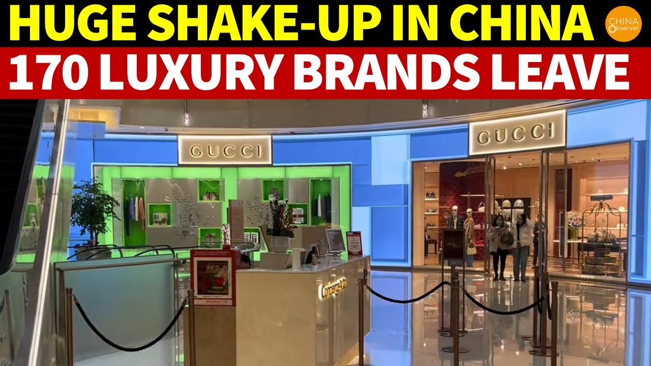 Huge Shake-Up! YNAP, LVMH, Gucci, 170 Luxury Brands Massively Close Stores in China, Leaving Fast