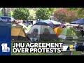 Hopkins protesters reach agreement with university