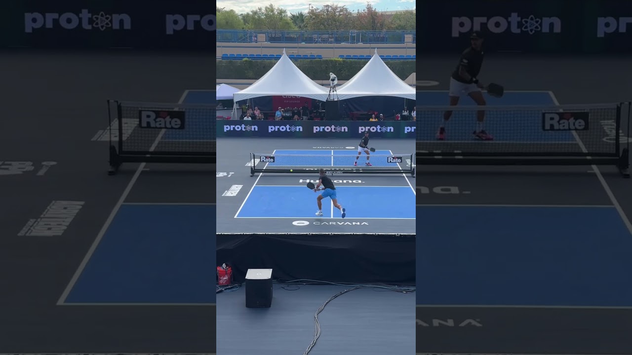 Zane Navratil with an absolutely hilarious moment on the pickleball court 🤣
