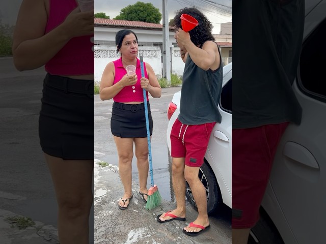 Ela tomou gasolina e agora?!🤣😂 #comedia #humor #risos