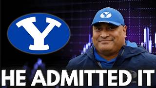 Kalani Sitake just CONFESSED Something about BYU Football