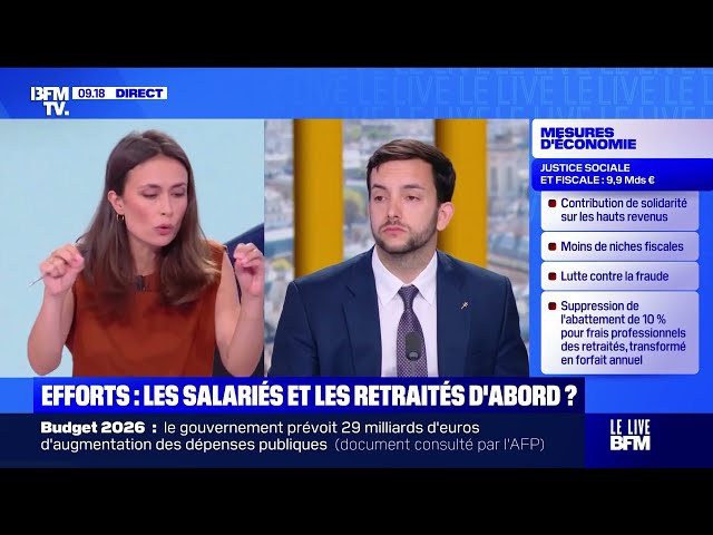 Jean-Philippe Tanguy : "Arrêtons le gaspillage avec l'immigration et l'Union européenne !" (BFMTV)