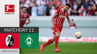 SC Freiburg — Werder Bremen 2-0 | Highlights | Matchday 11 – Bundesliga 2022/23