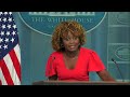 LIVE: White House briefing with Karine Jean-Pierre after Israeli Prime Minister Netanyahu address…  - 01:02:22 min - News - Video