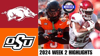 Arkansas v #16 Oklahoma State (INCREDIBLE) | Full Game Highlights | 2024 College Football Highlights