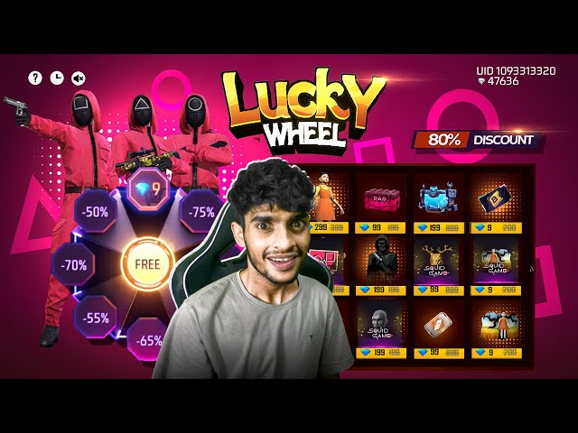 SQUID GAME LUCKY WHEEL 🔺️ Free Fire Max