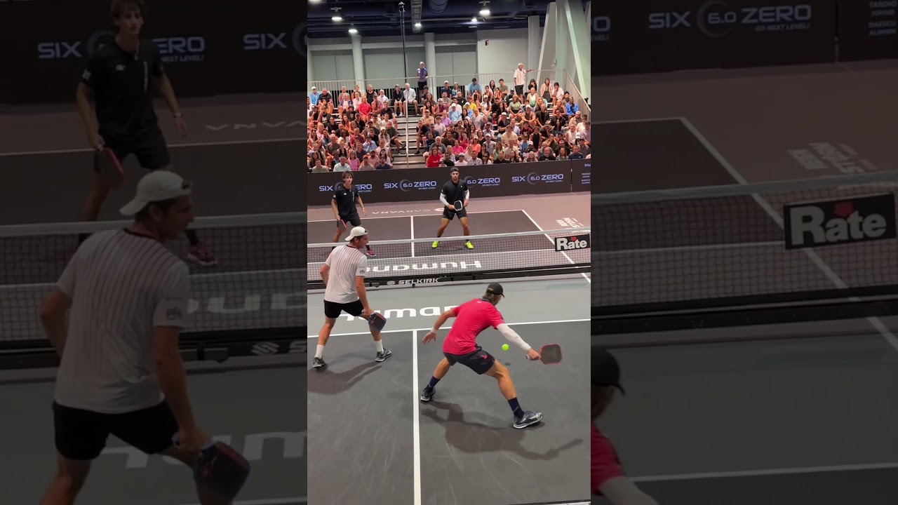 Men’s doubles pickleball never fails to entertain 🙌