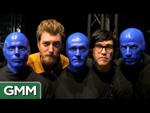 Rhett & Link Join Blue Man Group