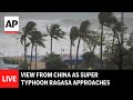 LIVE: Super Typhoon Ragasa approaches southern China